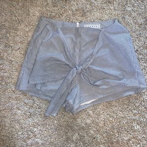 Pin stripe shorts
